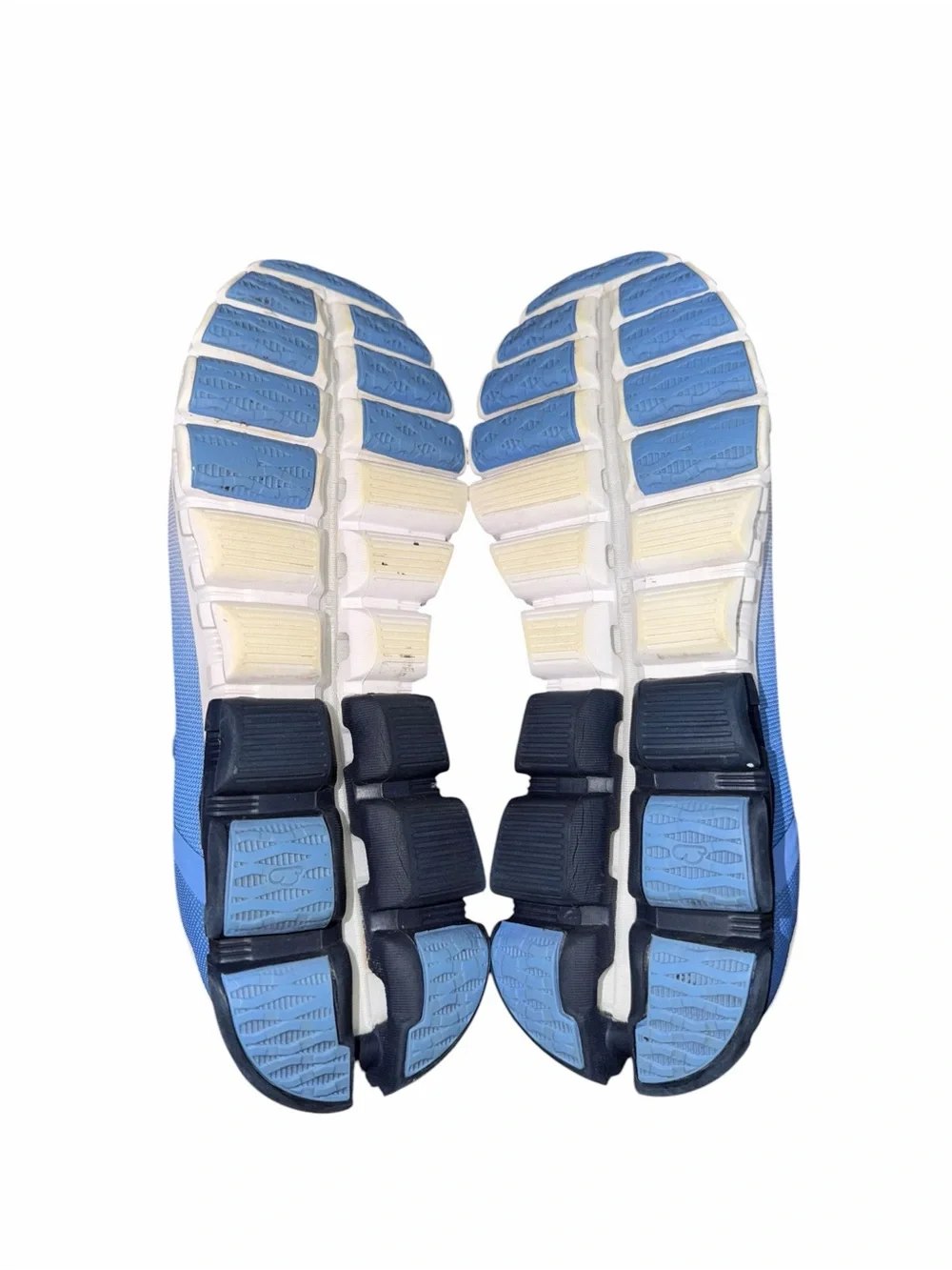 On Cloudflow Women’s Size 9 Blue White CloudTec Running Shoes Swiss Engineering